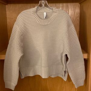 Cropped Varley Sweatshirt with Side Zippers